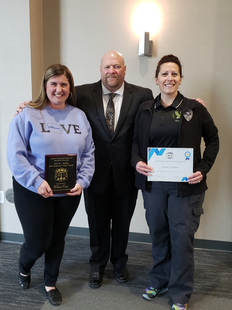 Officer Whitni Pena, Officer Jolisa Colman